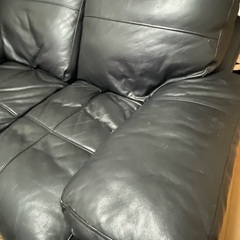 ニトリ2人掛けソファーの画像