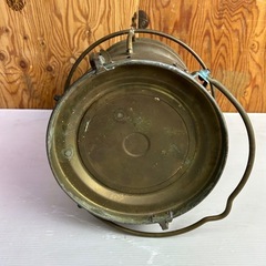 M1225606K  昭和39年 乙種紅燈（オイルランプ） 油灯 アンティーク品 船舶ライト ランプ  航海灯 アンティーク 昭和レトロ アンティーク 現状品 中古品の画像