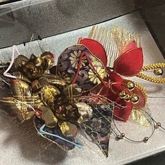 髪飾り3点おまとめ　ヘアアクセサリー　着物　浴衣　成人式の画像