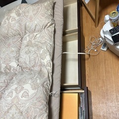 宮付き、収納ベッドの画像
