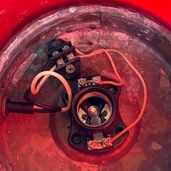M1225607K 1983年 乙種紅燈（電気用） 第1種 アンティーク品 船舶ライト ランプ  通電未確認 航海灯  昭和レトロ  現状品 中古品の画像