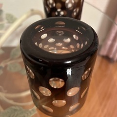 ロックグラス　フランフラン　Francfranc ドット柄 コップ 2個セットの画像