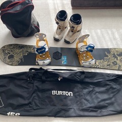 BURTON  メンズ スノボ 4点セット