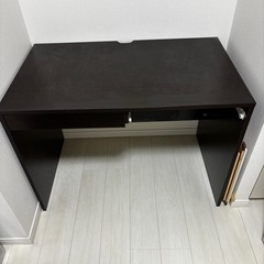 木材デスク　黒
