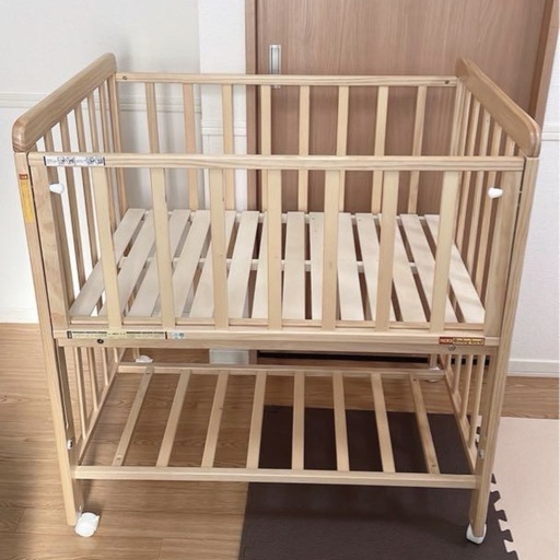 ヤトミ】ベビーベッドミニ ハイタイプ