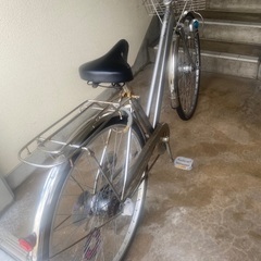 自転車　パナソニック。