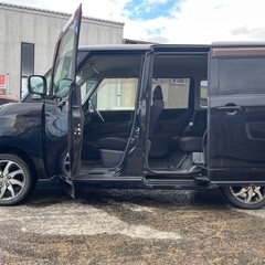 低走行9万キロ☆月々1万円〜分割払い可❗️ 車検2年付き！【名義変更代込み】大人気☆日産 ルークス ハイウェイスター☆SDナビ付き☆走行中DVD見れます☆電動スライドドア☆ドラレコ付き☆スマートキー☆フルオートエアコン☆純正アルミ！事故修復歴無し☆そのまま乗って帰れます❗️の画像