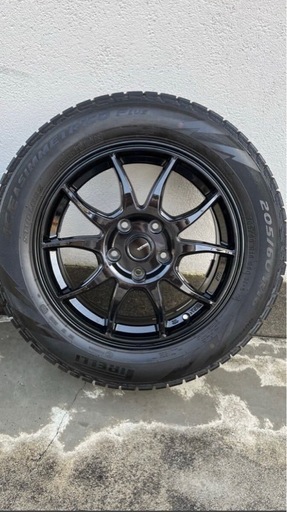 ピレリ スタッドレス アイスアシンメトリコ 205/60R16ホイールセット ピレリ ウィンターアイスゼロアシンメトリコ 205/60R16 96H XL WINTER