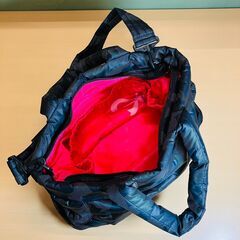 CiPU（シープー）トート型マザーズバッグ（ブラックカモフラージュ）の画像