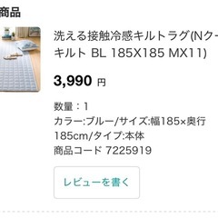 カーペット(ニトリNクール)の画像