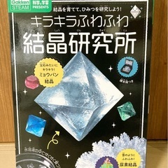 科学実験キット（きらきらふわふわ結晶研究所）