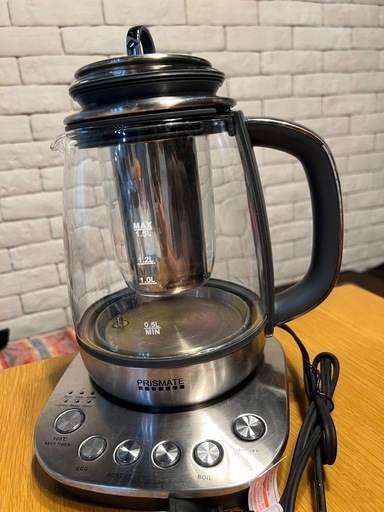 本日限定値引き中！電気ケトル PRISMATE  PR-SK021