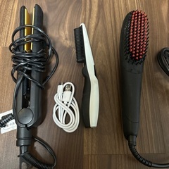 ストレートアイロン　ストレートブラシ　セット