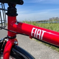 【受付終了】FIAT ミニベロ 折りたたみ自転車 赤色の画像