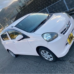 ミライース　距離浅　コミ価格　低燃費　車検あり