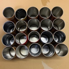リメ缶「上蓋無し」20缶　スチール缶　リメ缶大量の画像