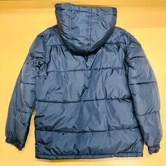 Gap Kids フード付き中綿ジャケット（ネイビー）140の画像