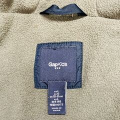 Gap Kids フード付き中綿ジャケット（ネイビー）140の画像