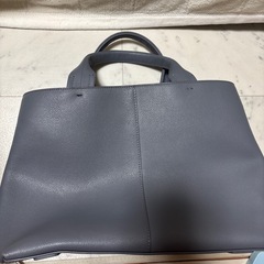 アルマーニ　バッグ　鞄　グレー　水色の画像