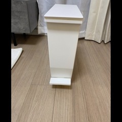 【新品未使用】フタ左右開閉変更可　ゴミ箱
