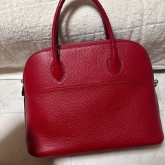 新品未使用　バッグ　赤の画像