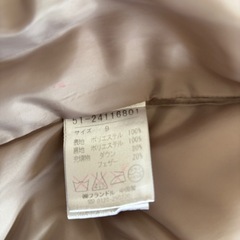 ef-de ダウンコート　　サイズ9号の画像