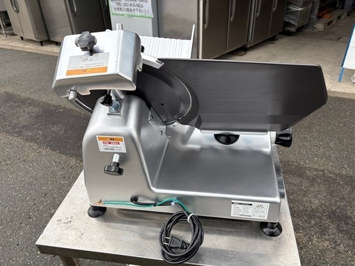 ■中古品 安吉 業務用ミートスライサー PRO-300YS-BT1 100Ｖ 使用回数２回 動作問題なし■