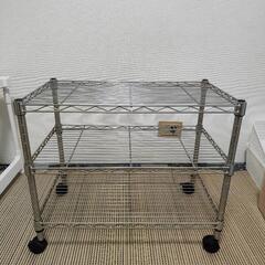 2段スチールラック
