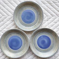 ぐるぐる模様小皿（新品）