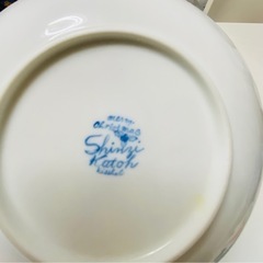 大幅値下げ　シンジカトウ　クリスマスプレート　クリスマス　言葉入り　ガラス食器　2点セットの画像