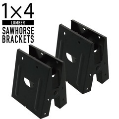 ソーホースブラケット1x4 ワンバイフォー 黒［2個］※中古の画像