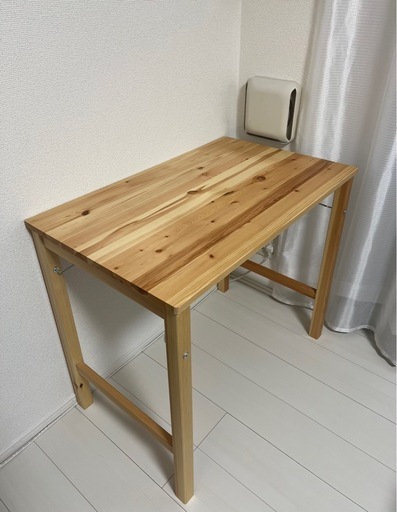 MUJI パイン材テーブル・折りたたみ式