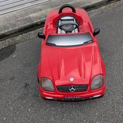 ☆中古￥3,800！トシマ　子供用乗用玩具　家具　ベンツ　SLK...