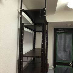 段差対応突張伸縮シューズラック　11段　ディノスの画像