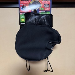 新品 バイク用 ハンドル ウォーマー ブラック＆カーボン　汎用品