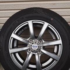 タイヤホイール　4本セット　5j/13 155/80/13 ダンロップ pcd100の画像