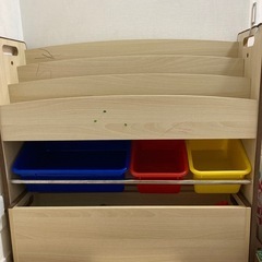 本棚　収納つき