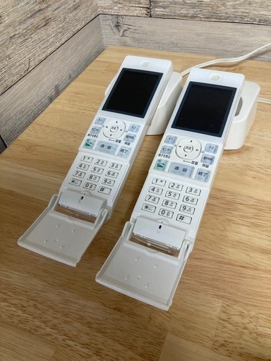 【美品】Panasonic パナソニックインターホン VL-WD608 子機3台 Panasonic VL-WD608 ドアホン子機&専用台 2個セット パナソニック VL