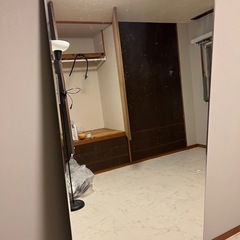 27日に取りに来れる方大型鏡　姿見　綺麗の画像