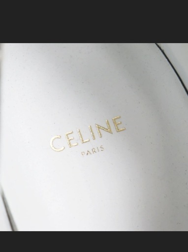 極美品 CELINE エリオット キャンバス 総柄ローカットスニーカー