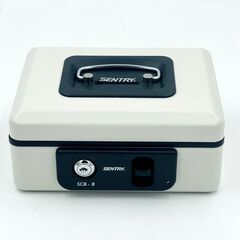 【極美品】CASH BOX 手提げ金庫 SCB-8 鍵2つ+共箱付属 Sentry Safeの画像