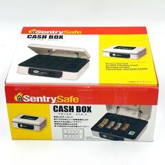 【極美品】CASH BOX 手提げ金庫 SCB-8 鍵2つ+共箱付属 Sentry Safeの画像