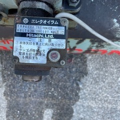 エアコンプレッサー日立 ベビコン2.2P-9.5V6 60Hzの画像