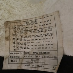 【決定】ヘルメットの画像
