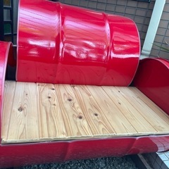 ドラム缶チェアーの画像