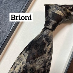 【極美品☆上質】Brioniブリオーニ　シルク100% ネクタイ