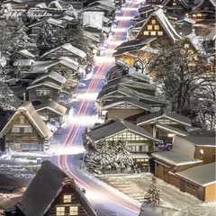 白川郷点灯イベント1/13の画像