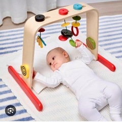 IKEA レーカ　木製ベビージムの画像