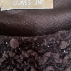 GLASS LINE 　ラメワンピース　9号　Mの画像