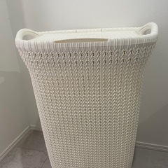 curver　ニット柄　ランドリーバスケット　57L
